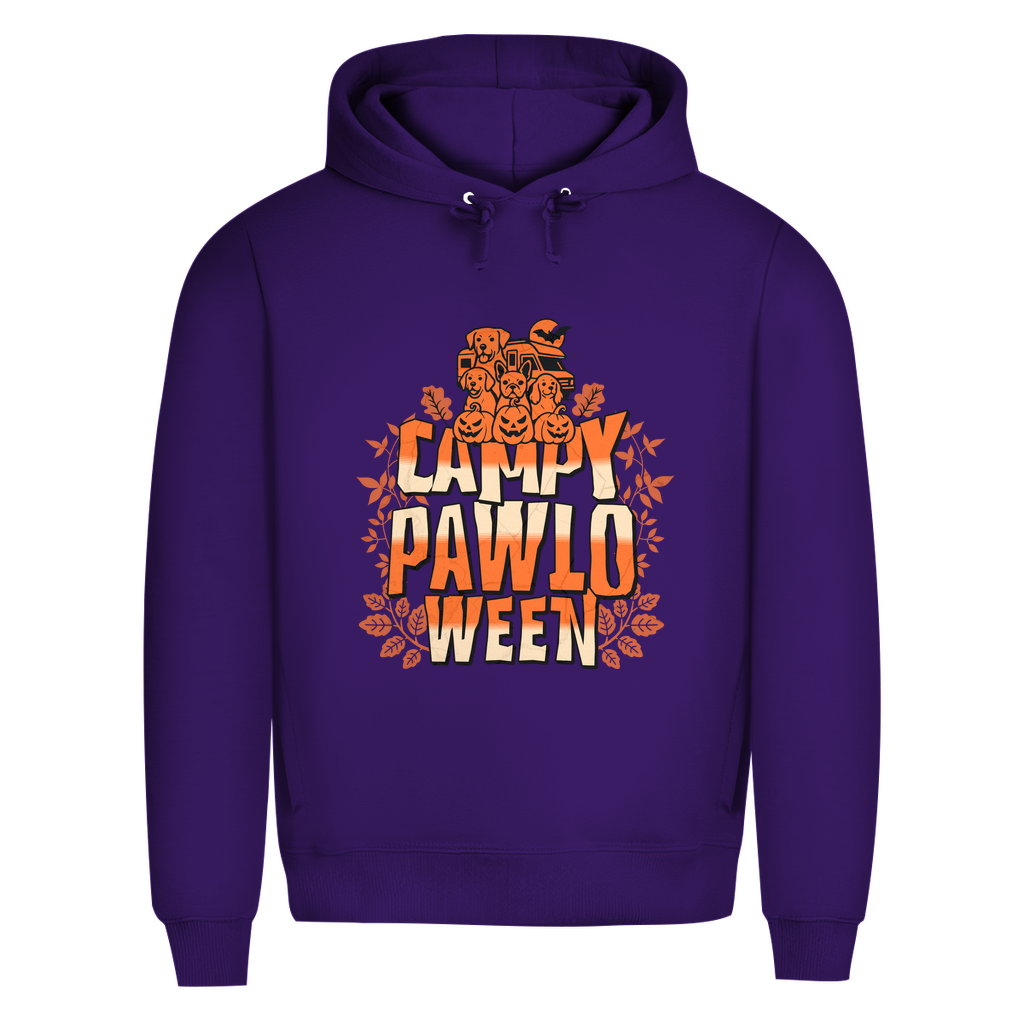 unisex Hoodie Happy Pawloween für Camping / Outdoor / Hundeliebe