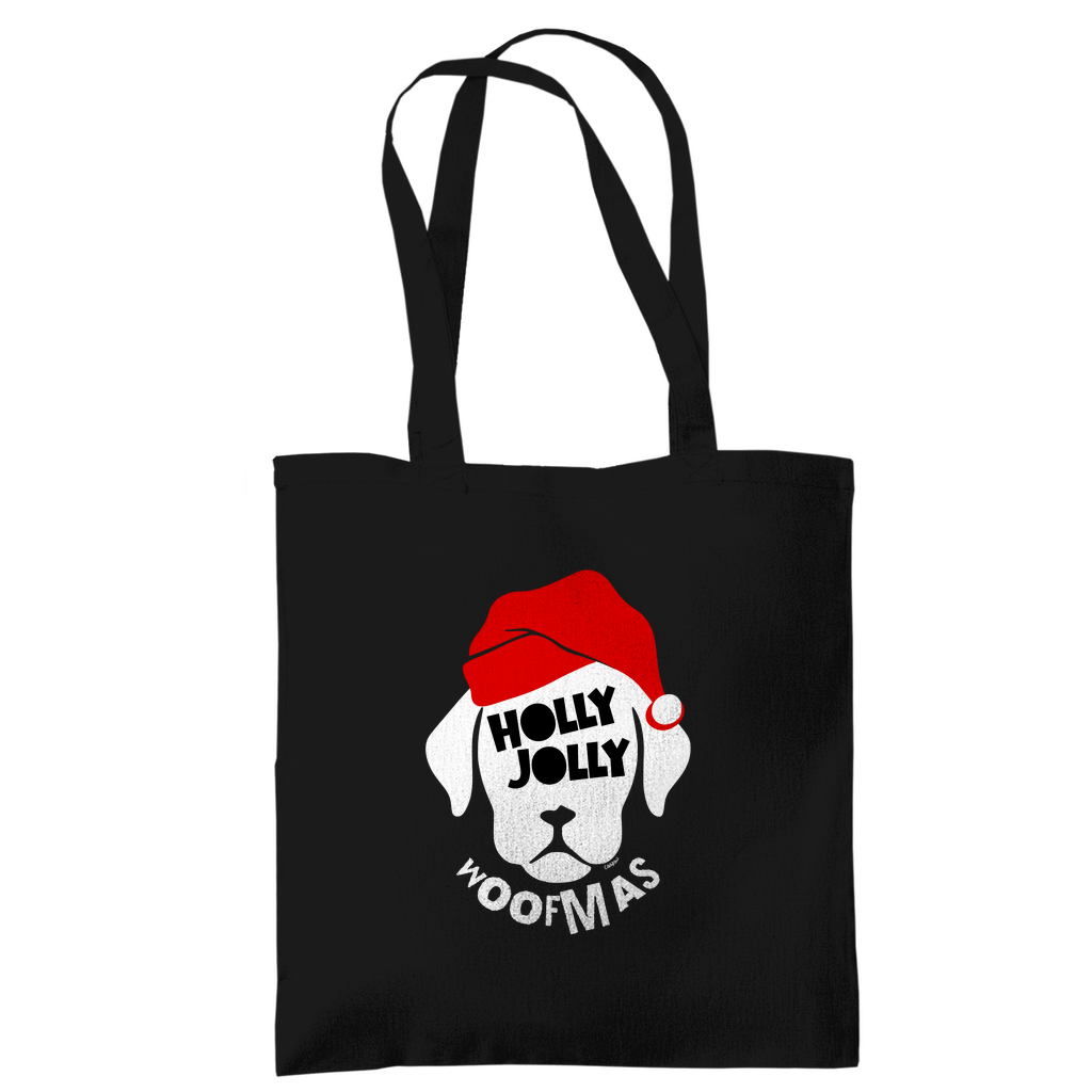 Stofftasche Holly Jolly Woofmas – Weihnachten mit Hund / Camping