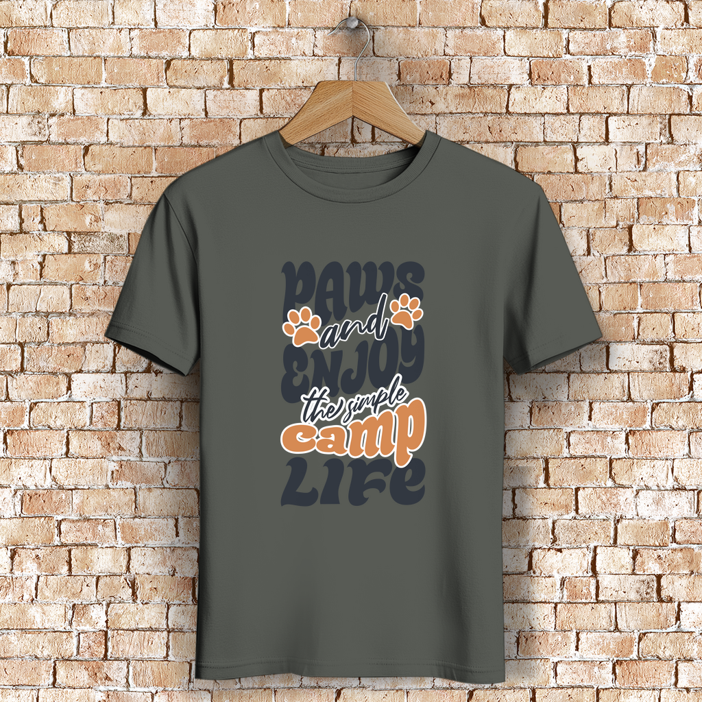 Herren Premium Bio T-Shirt paws-and-enjoy