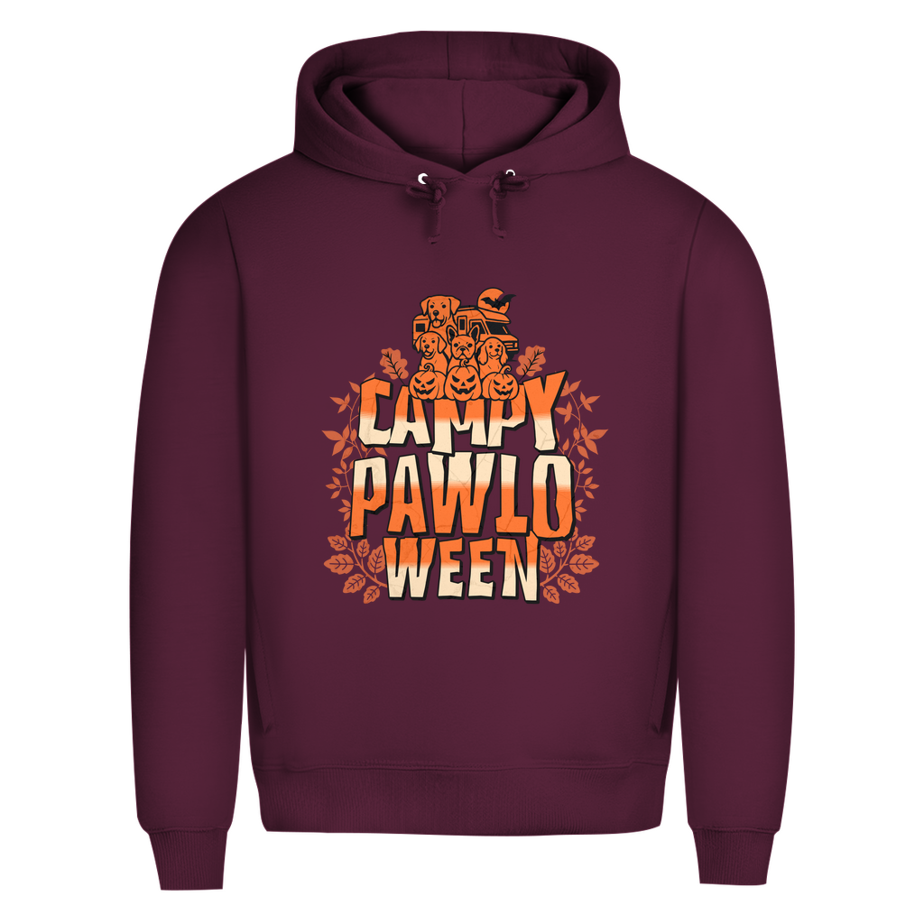 unisex Hoodie Happy Pawloween für Camping / Outdoor / Hundeliebe