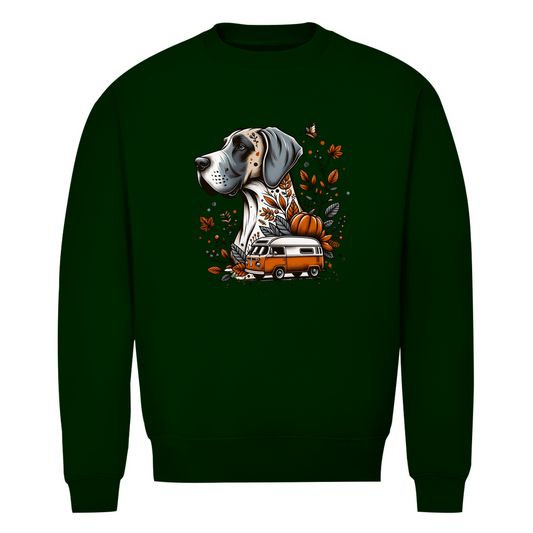 sweater-dogge-hund-camping-print-herbst-forest-green