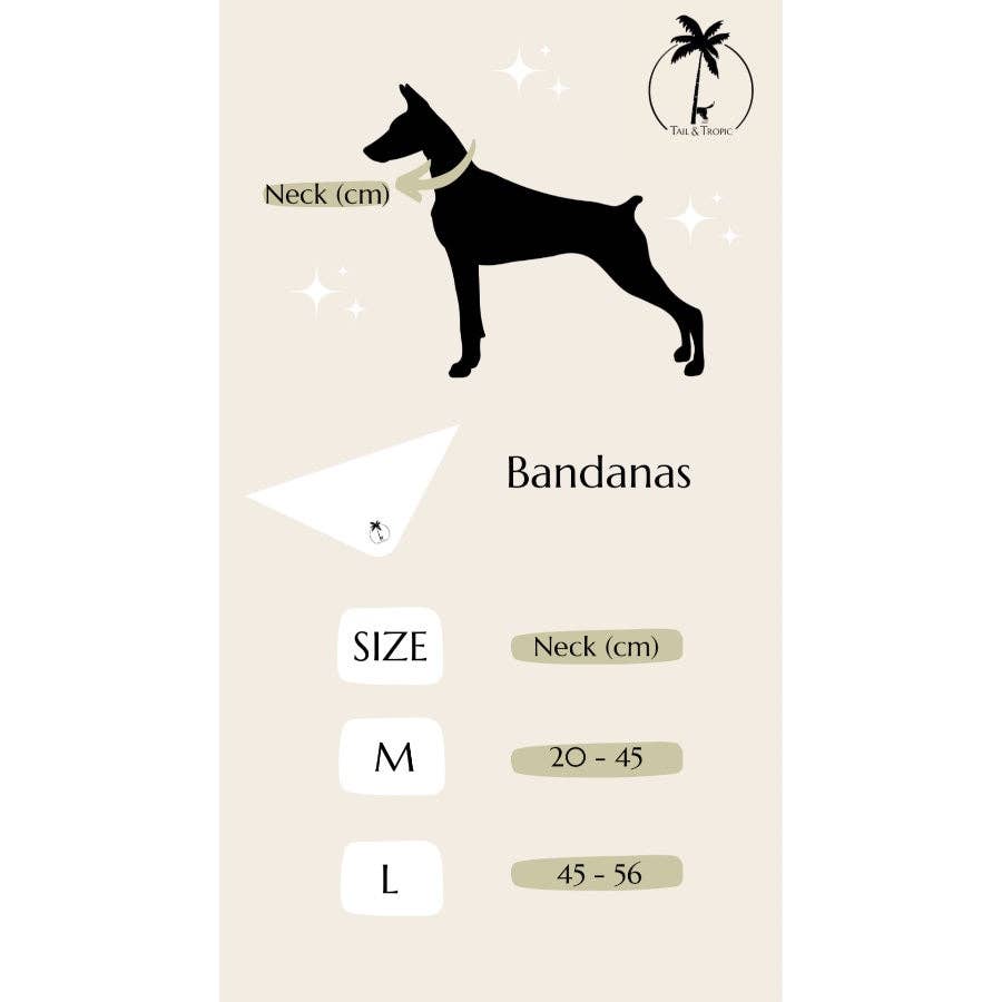Großenangaben Hunde bandana