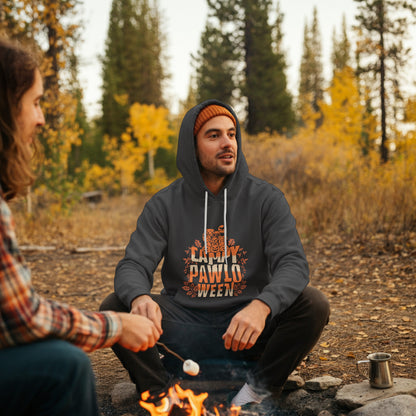 unisex Hoodie Happy Pawloween für Camping / Outdoor / Hundeliebe