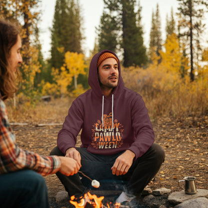 unisex Hoodie Happy Pawloween für Camping / Outdoor / Hundeliebe