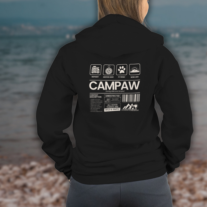 Unisex-Sweatjacke – Living Wild & Simple Scan Edition Camping Outdoor
