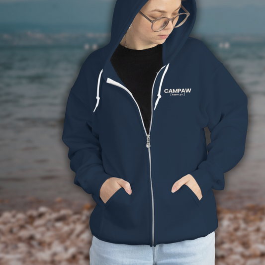 Unisex-Sweatjacke – Living Wild & Simple Scan Edition Camping Outdoor
