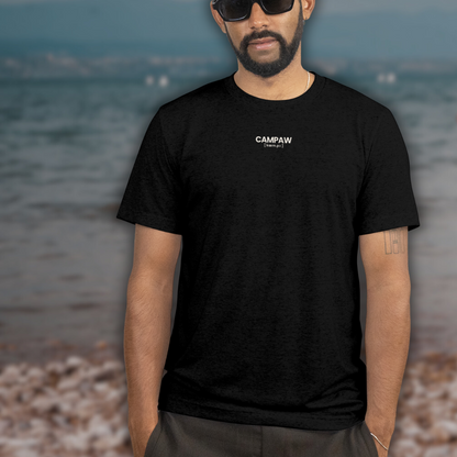 Heavy Unisex T-Shirt – Outdoor Shirt für Vanlife, Camping & Hundeliebe