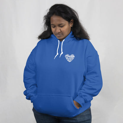 Unisex-Hoodie Dogs Make The Heart Smile – Herzprint für Camping, Outdoor