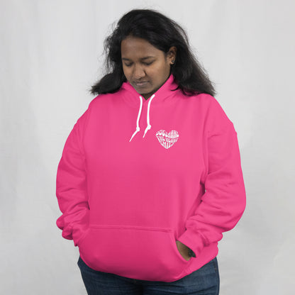 Unisex-Hoodie Dogs Make The Heart Smile – Herzprint für Camping, Outdoor