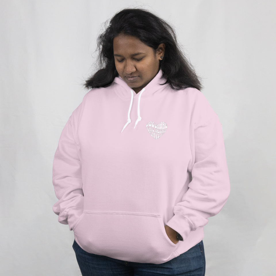 Unisex-Hoodie Dogs Make The Heart Smile – Herzprint für Camping, Outdoor