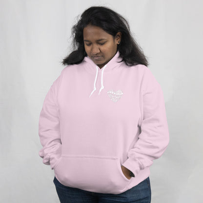 Unisex-Hoodie Dogs Make The Heart Smile – Herzprint für Camping, Outdoor