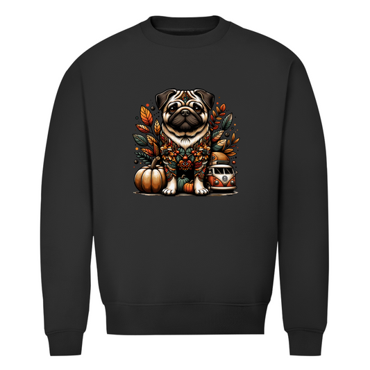 sweatshirt-print-mops-camping-herbst-schwarz